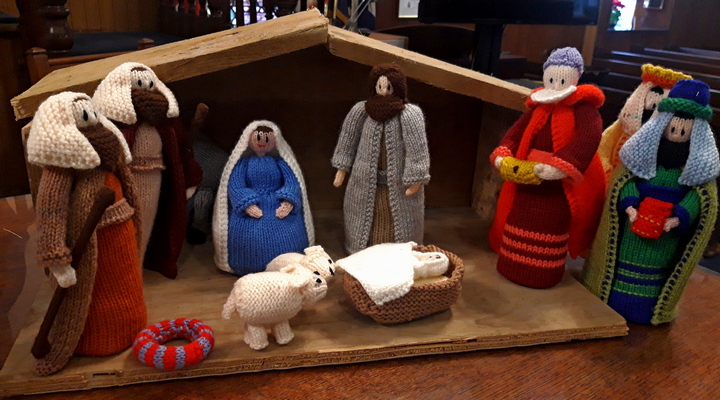 Cumbernauld Old Parish Church nativity set